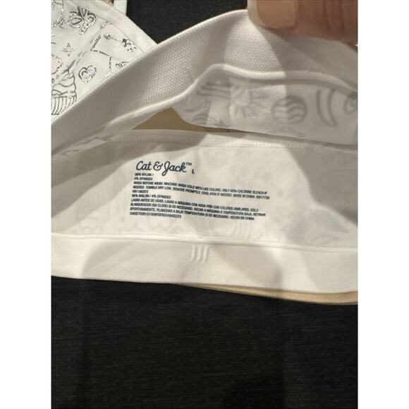 Cat & Jack Girls 2 Pack Seamless Bras Size Large Unicorn, Nude New - Picture 5 of 7